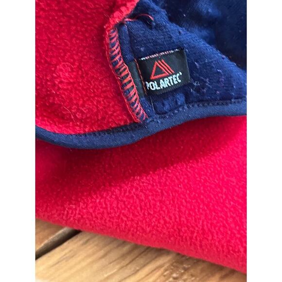 Vintage L.L. Bean Full Zip Men's Fleece Jacket. Pockets. Red. Size XL - Picture 5 of 8